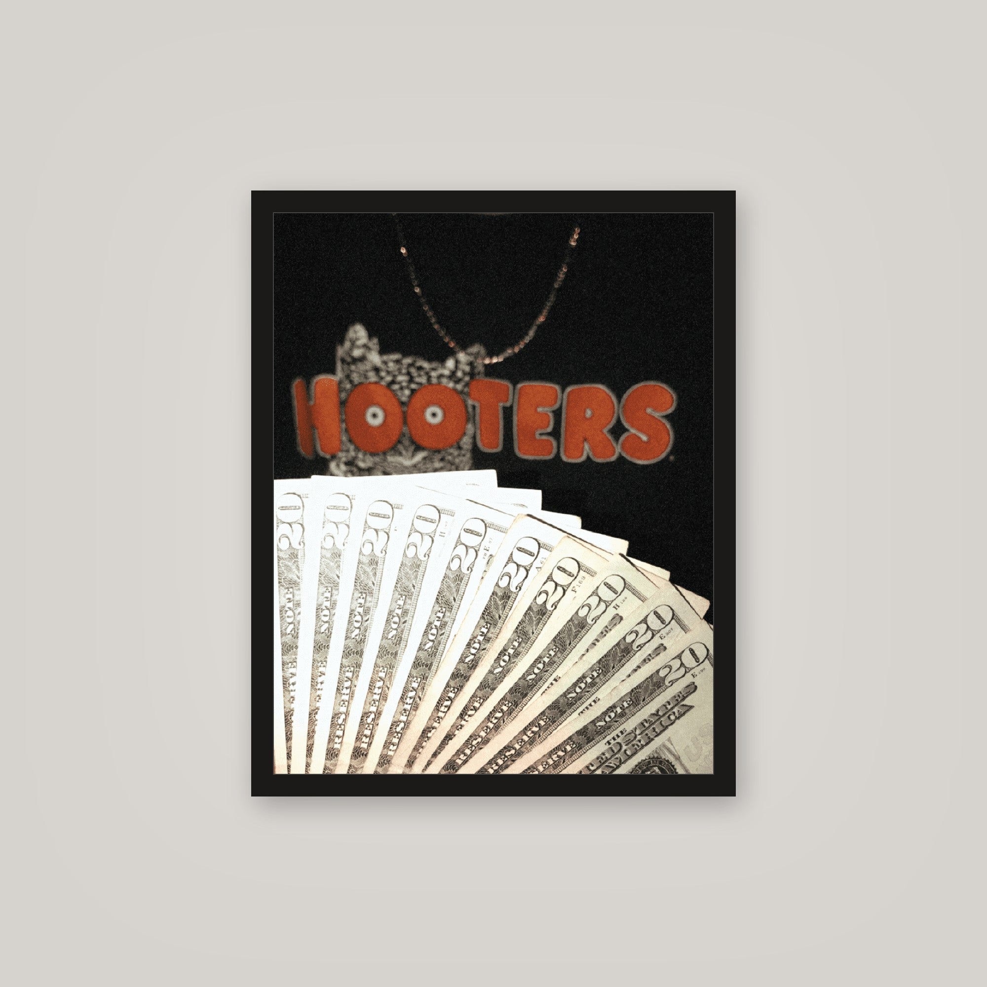 [auto-mockup] HOOTERS MONEY POSTER - 16 x 20in.