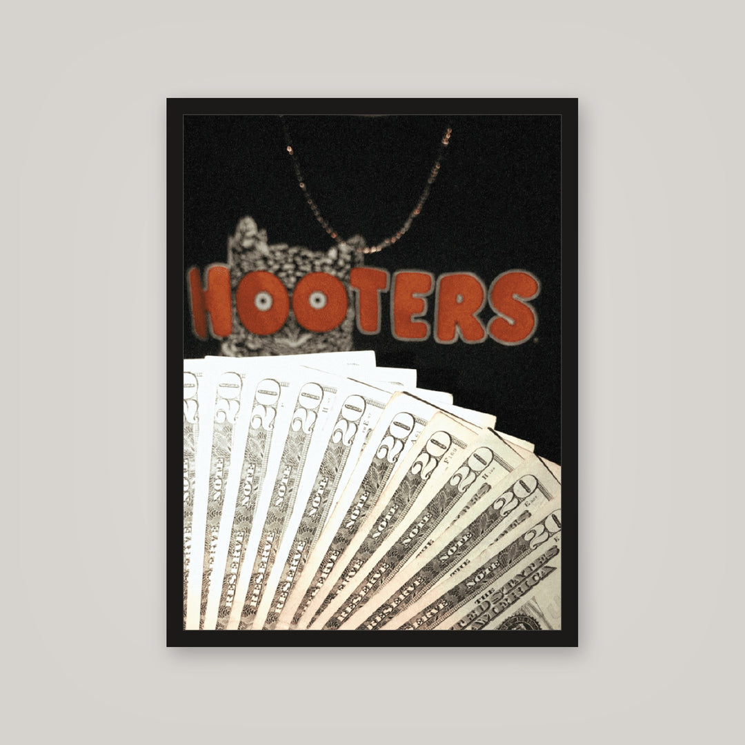 [auto-mockup] HOOTERS MONEY POSTER - 18 x 24in.