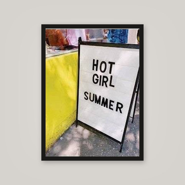[auto-mockup] HOT GIRL SUMMER POSTER - 18 x 24in.