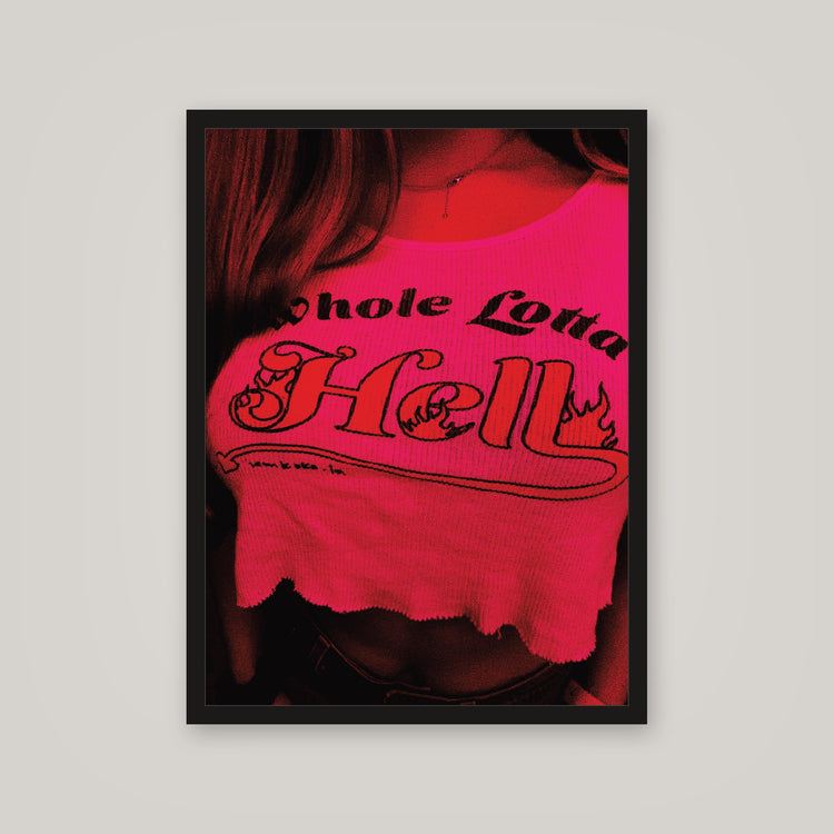 [auto-mockup] I AM HELL POSTER - 18 x 24in.