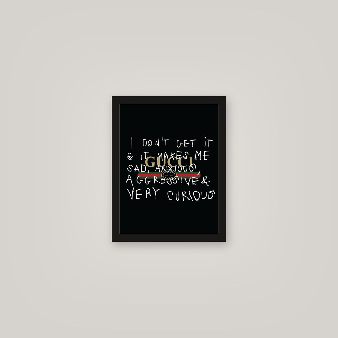 [auto-mockup] I DONT GET IT GG POSTER - 11 x 14in.
