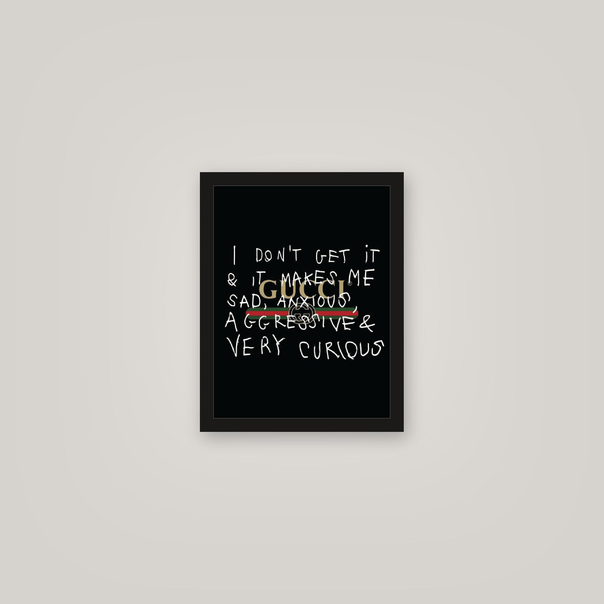 [auto-mockup] I DONT GET IT GG POSTER - 11 x 14in.
