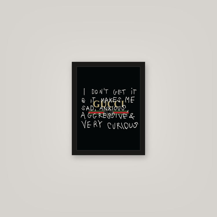 [auto-mockup] I DONT GET IT GG POSTER - 11 x 14in.