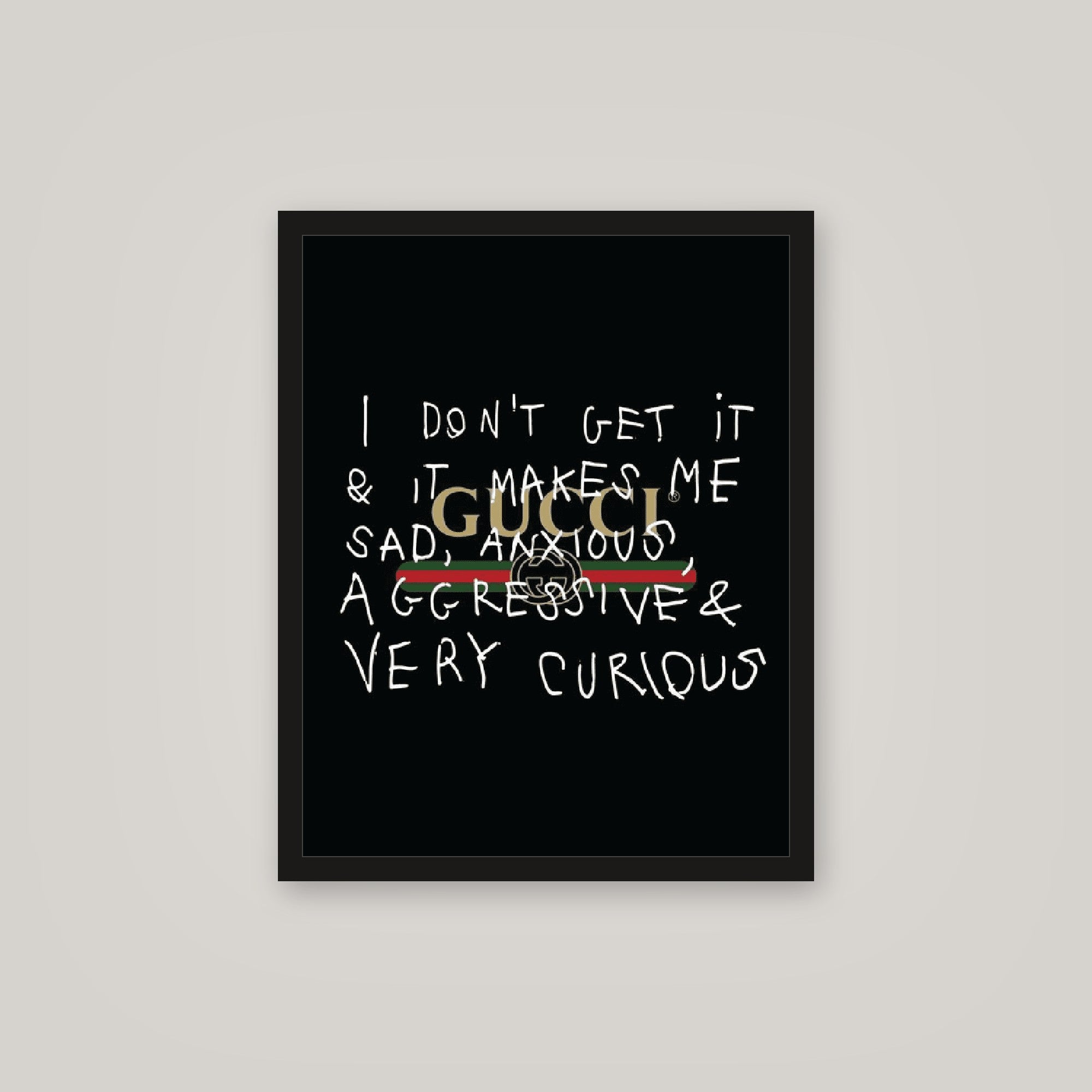 [auto-mockup] I DONT GET IT GG POSTER - 16 x 20in.