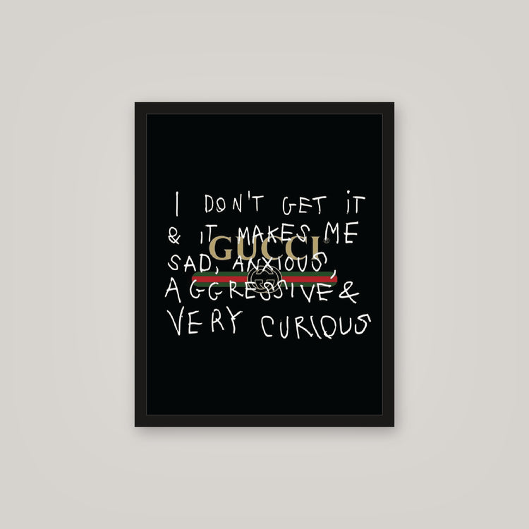 [auto-mockup] I DONT GET IT GG POSTER - 16 x 20in.