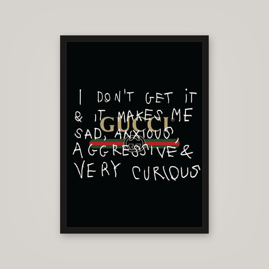 [auto-mockup] I DONT GET IT GG POSTER - 18 x 24in.