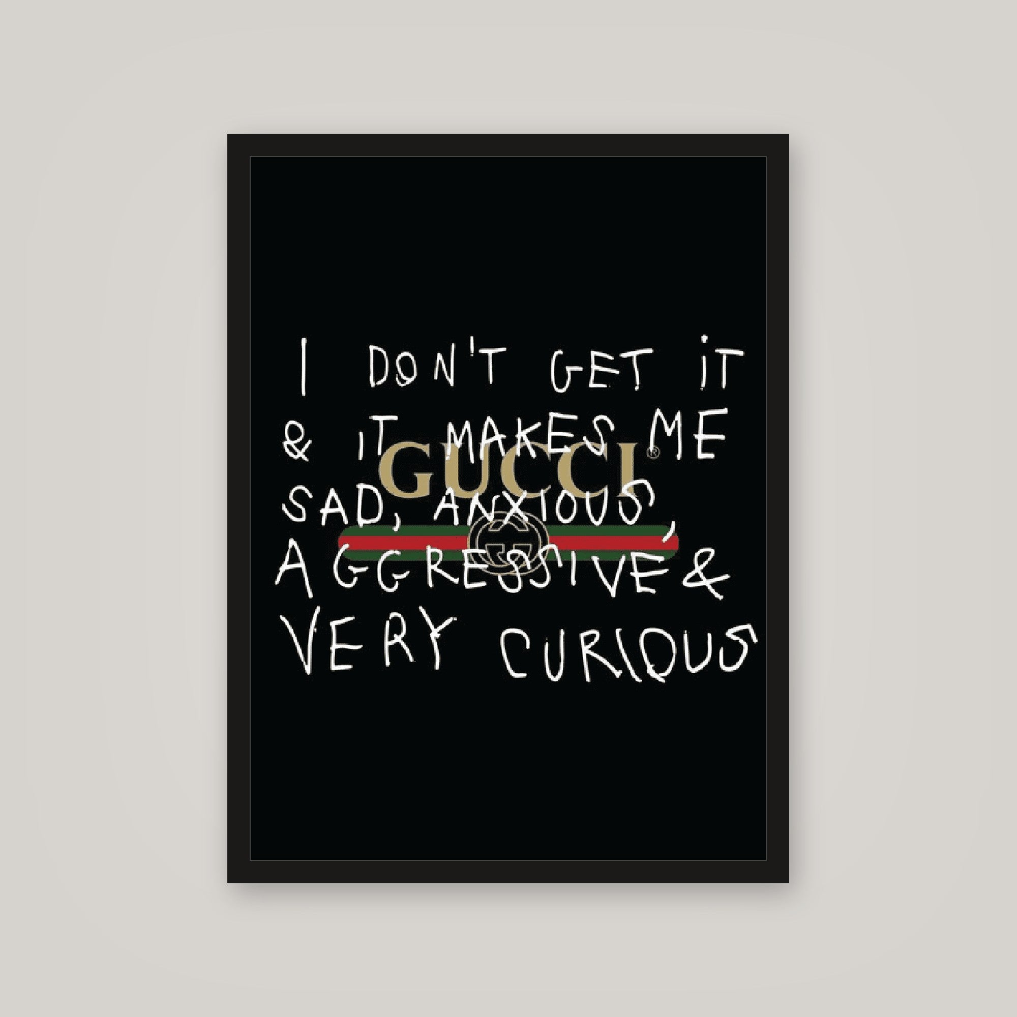 [auto-mockup] I DONT GET IT GG POSTER - 18 x 24in.