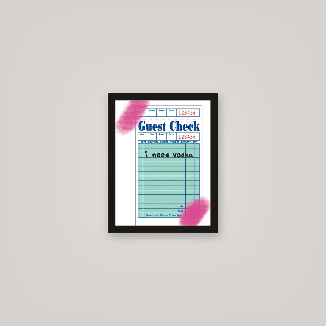 [auto-mockup] I NEED VODKA POSTER - 11 x 14in.