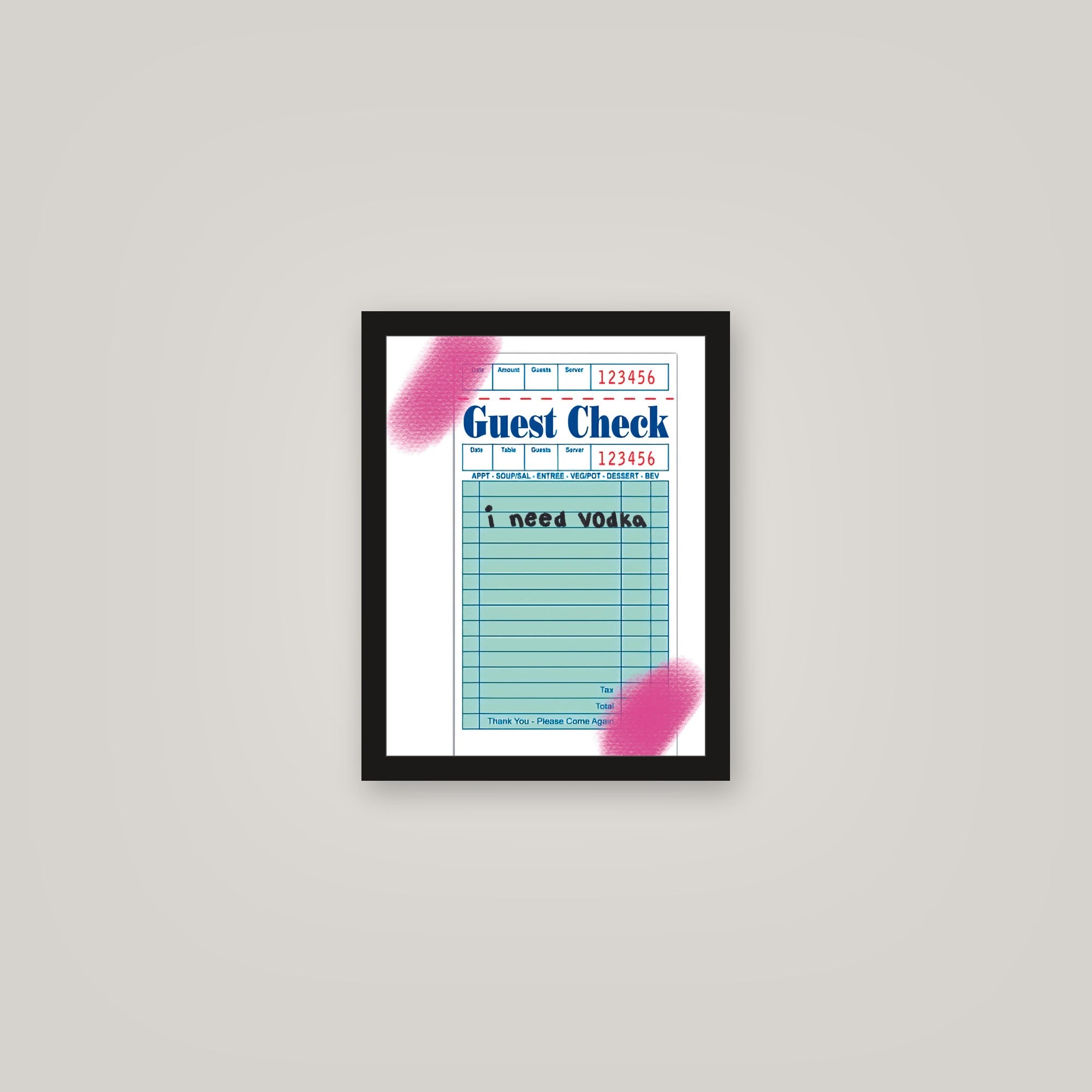 [auto-mockup] I NEED VODKA POSTER - 11 x 14in.