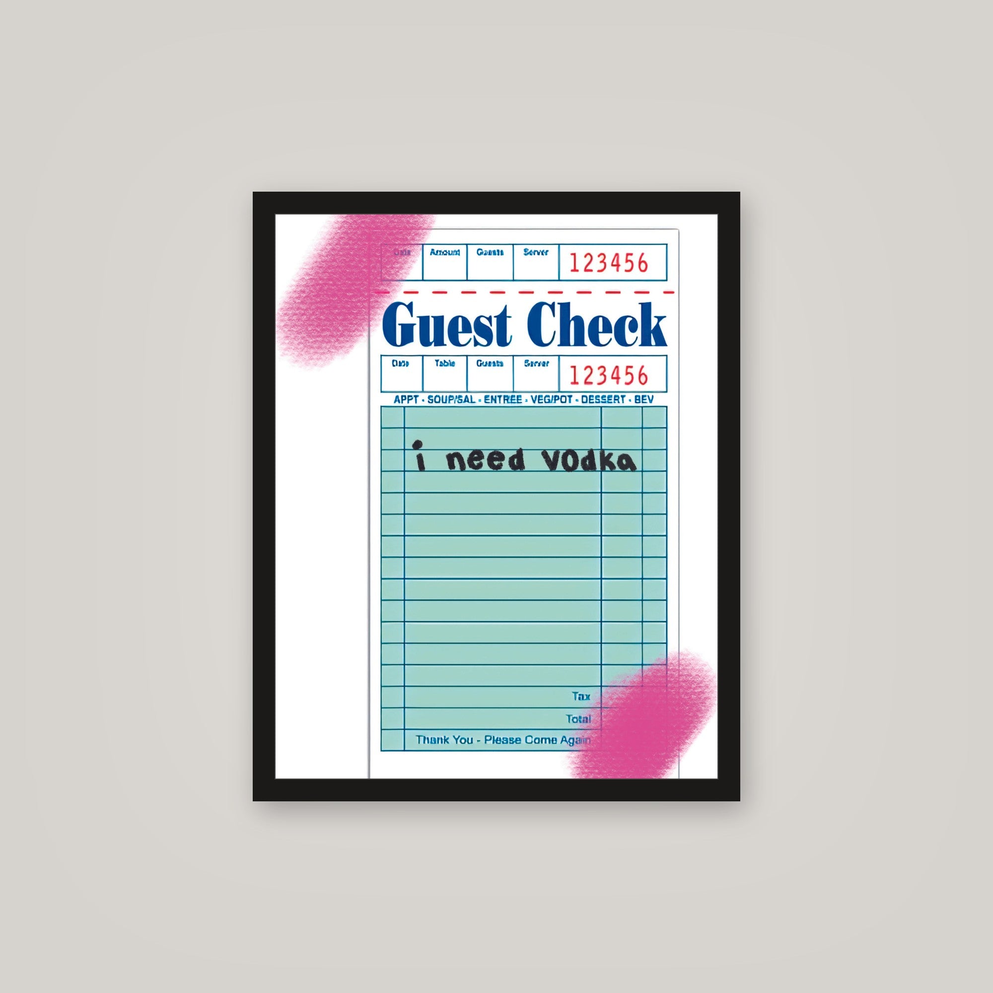 [auto-mockup] I NEED VODKA POSTER - 16 x 20in.