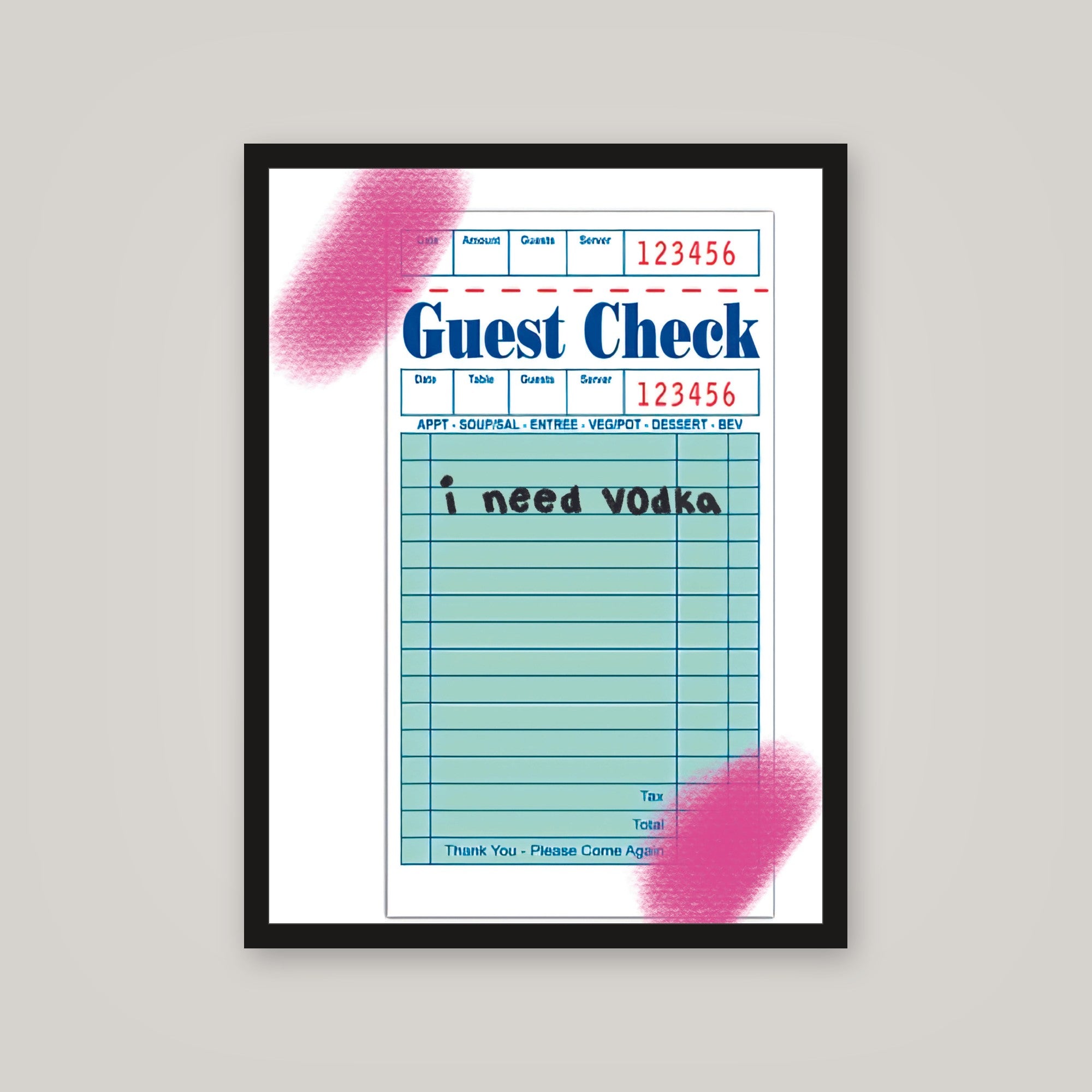 [auto-mockup] I NEED VODKA POSTER - 18 x 24in.