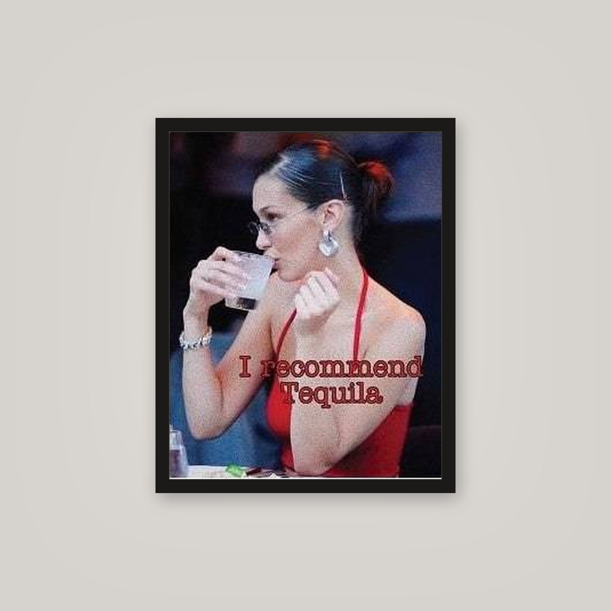 [auto-mockup] I RECOMMEND TEQUILA POSTER - 16 x 20in.