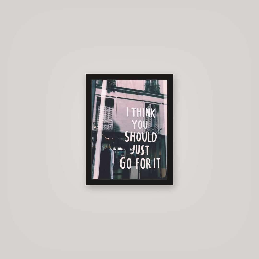 [auto-mockup] I THINK YOU POSTER - 11 x 14in.