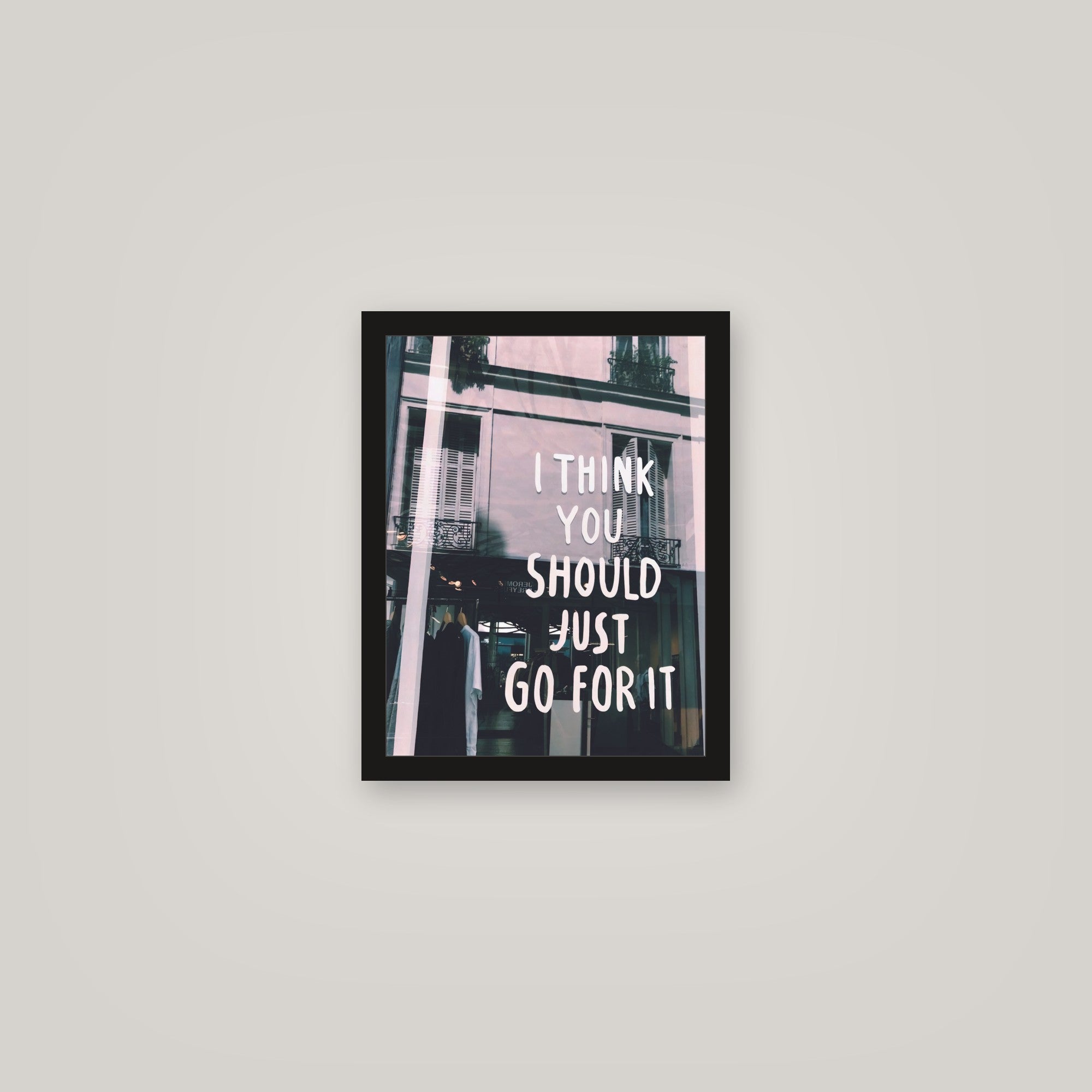 [auto-mockup] I THINK YOU POSTER - 11 x 14in.