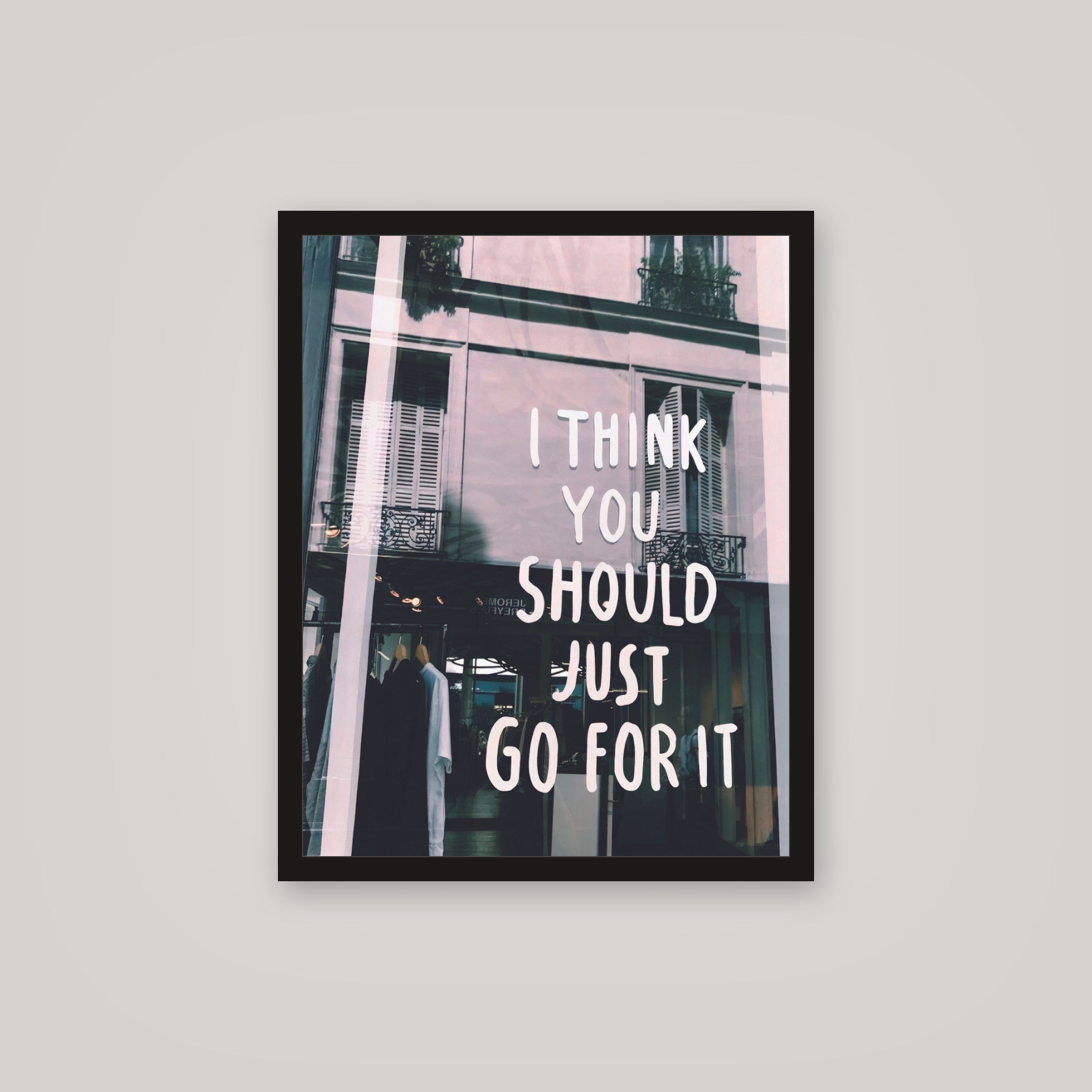 [auto-mockup] I THINK YOU POSTER - 16 x 20in.