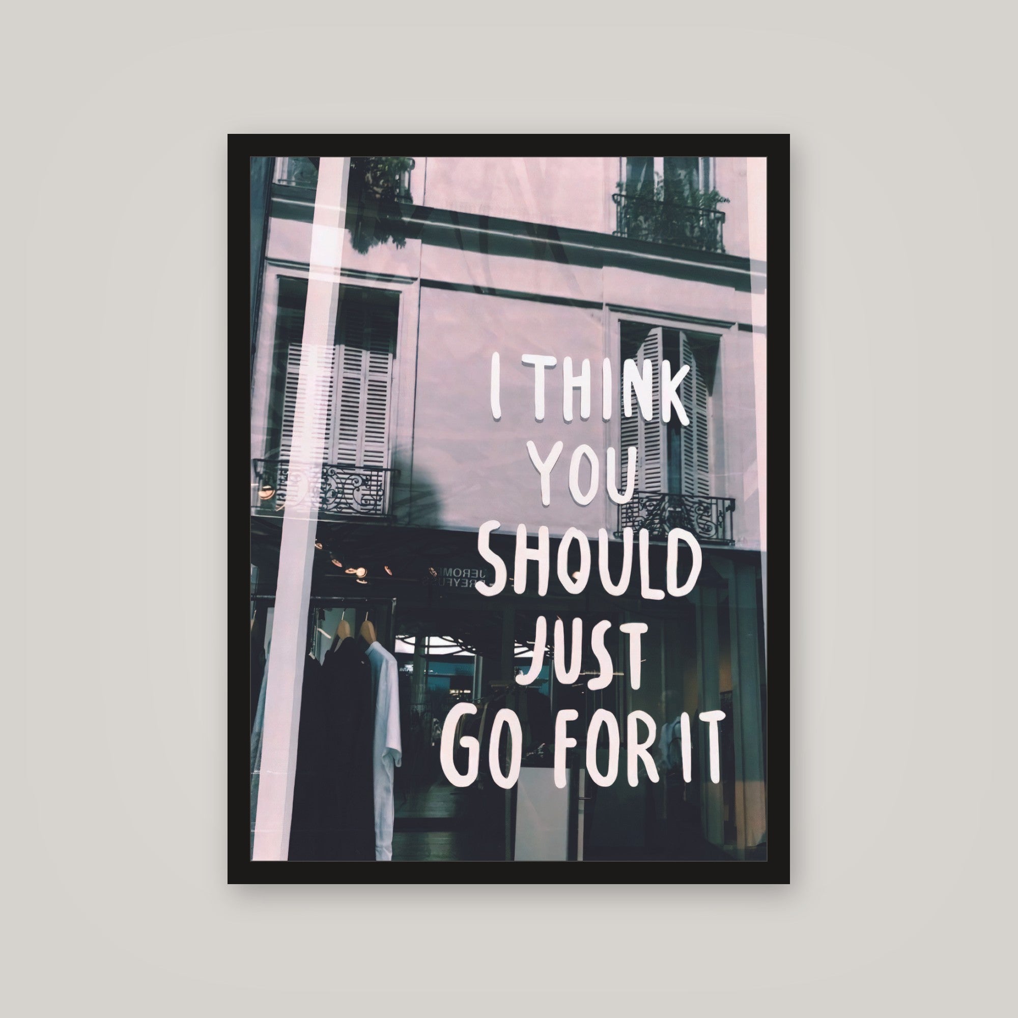 [auto-mockup] I THINK YOU POSTER - 18 x 24in.