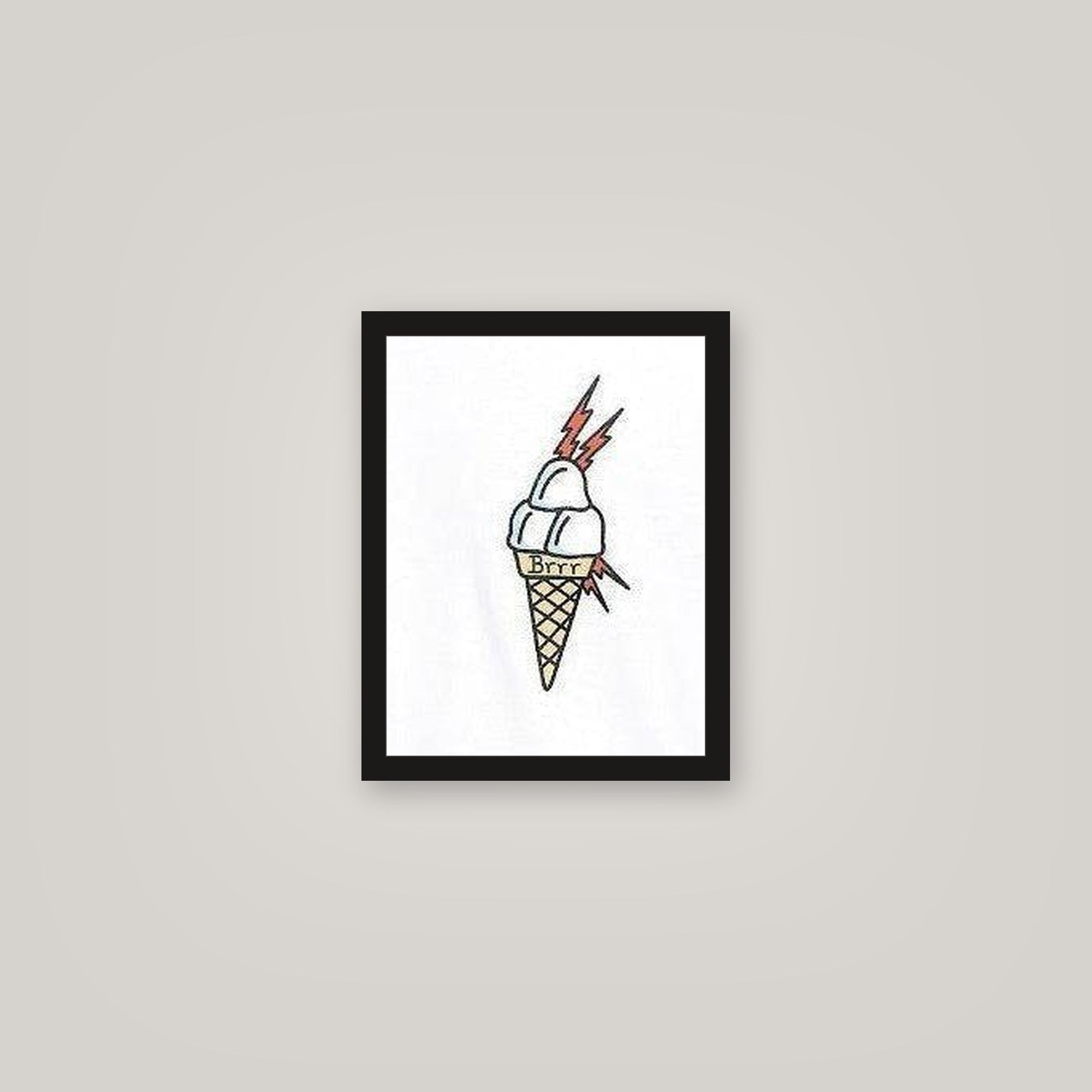 [auto-mockup] ICE CREAM CONE POSTER - 11 x 14in.