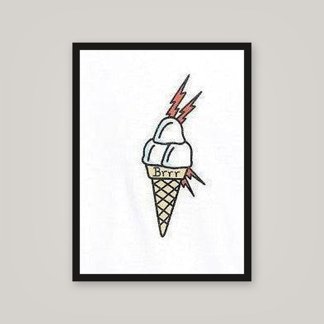 [auto-mockup] ICE CREAM CONE POSTER - 18 x 24in.
