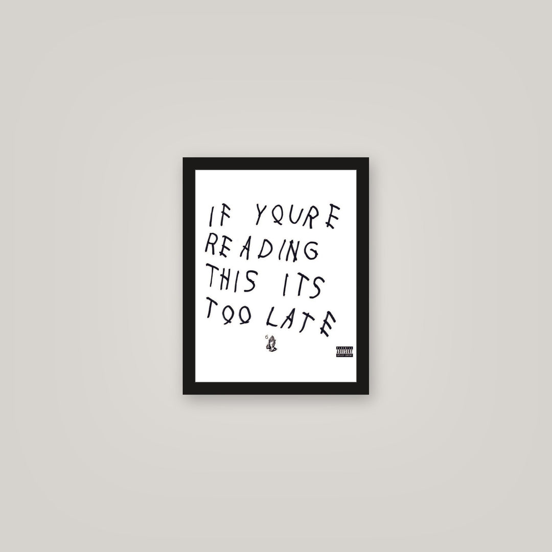 [auto-mockup] IF YOURE READING THIS POSTER - 11 x 14in.