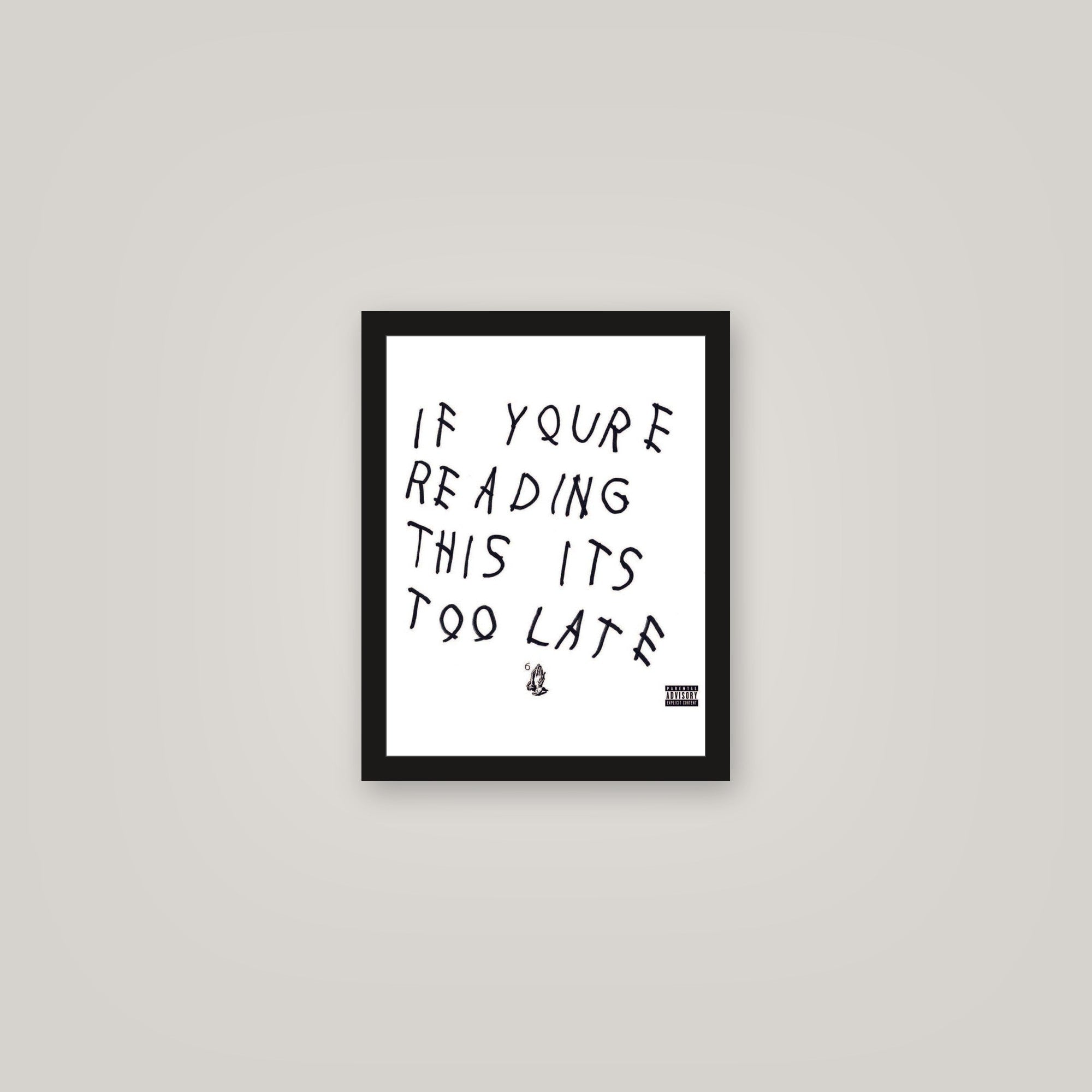 [auto-mockup] IF YOURE READING THIS POSTER - 11 x 14in.