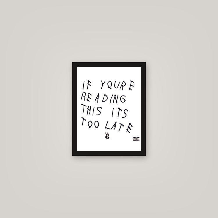 [auto-mockup] IF YOURE READING THIS POSTER - 11 x 14in.
