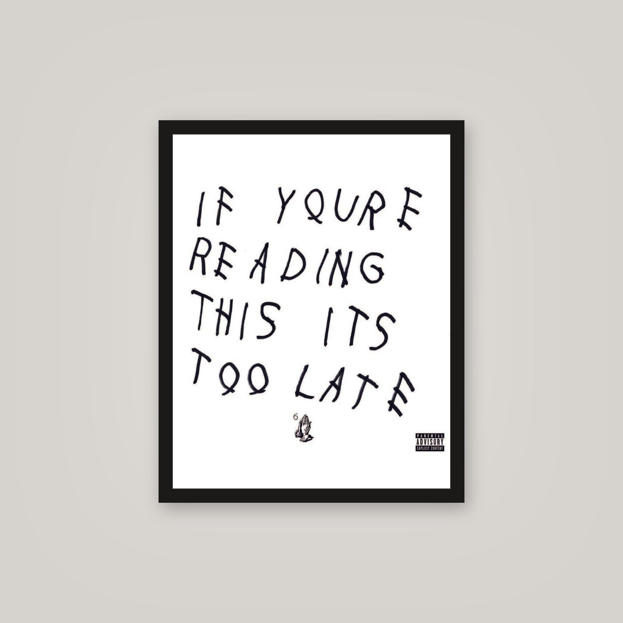[auto-mockup] IF YOURE READING THIS POSTER - 16 x 20in.