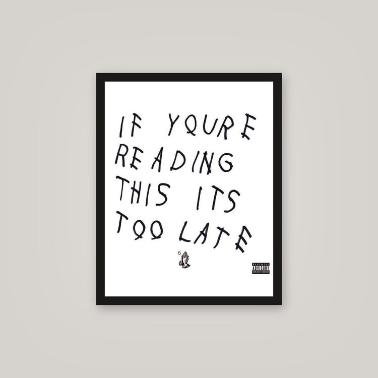 [auto-mockup] IF YOURE READING THIS POSTER - 16 x 20in.