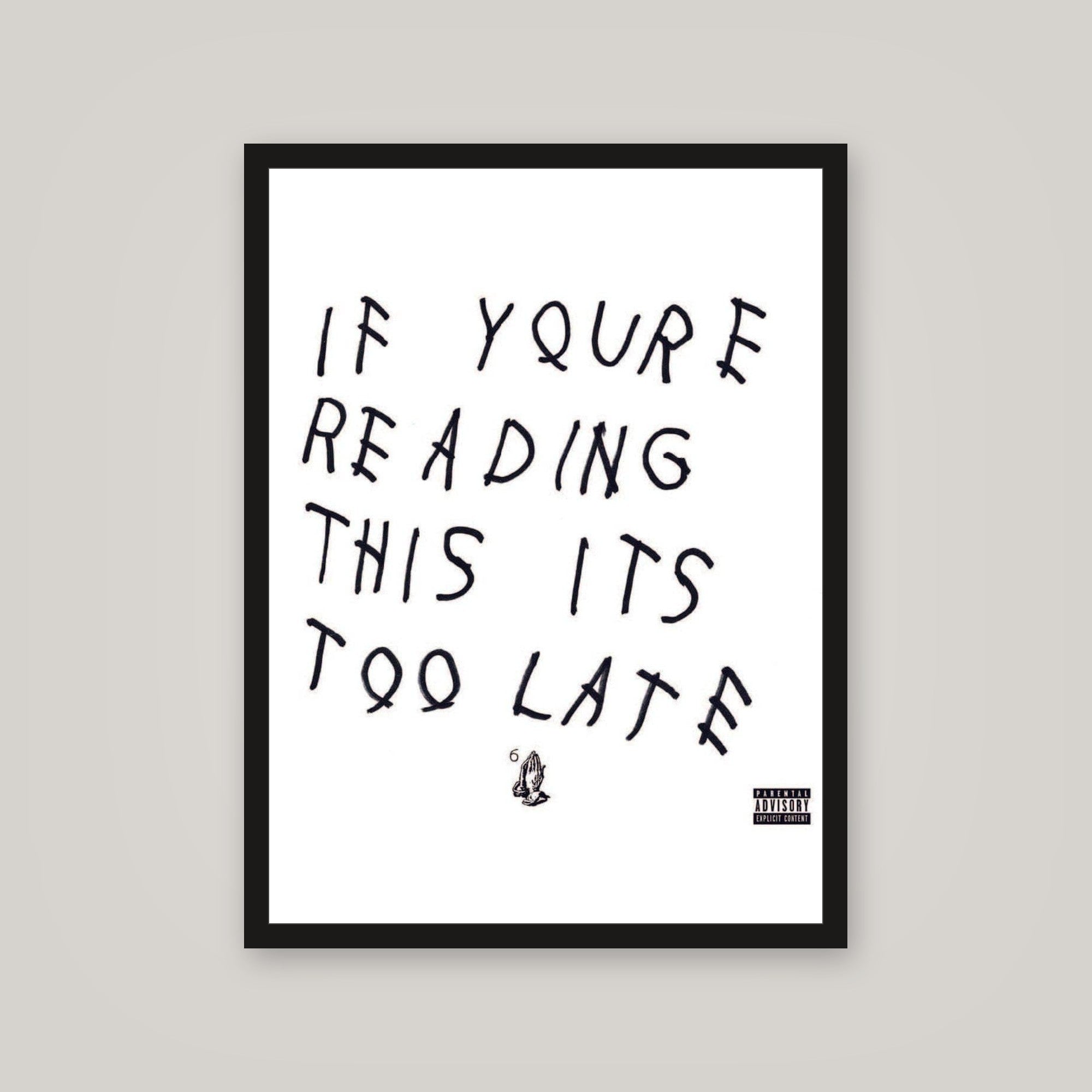 [auto-mockup] IF YOURE READING THIS POSTER - 18 x 24in.