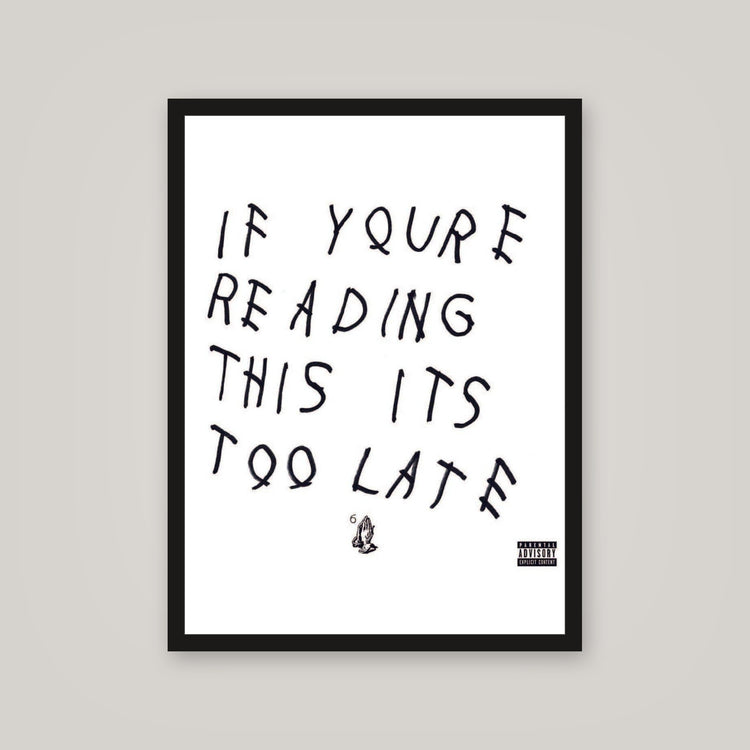 [auto-mockup] IF YOURE READING THIS POSTER - 18 x 24in.