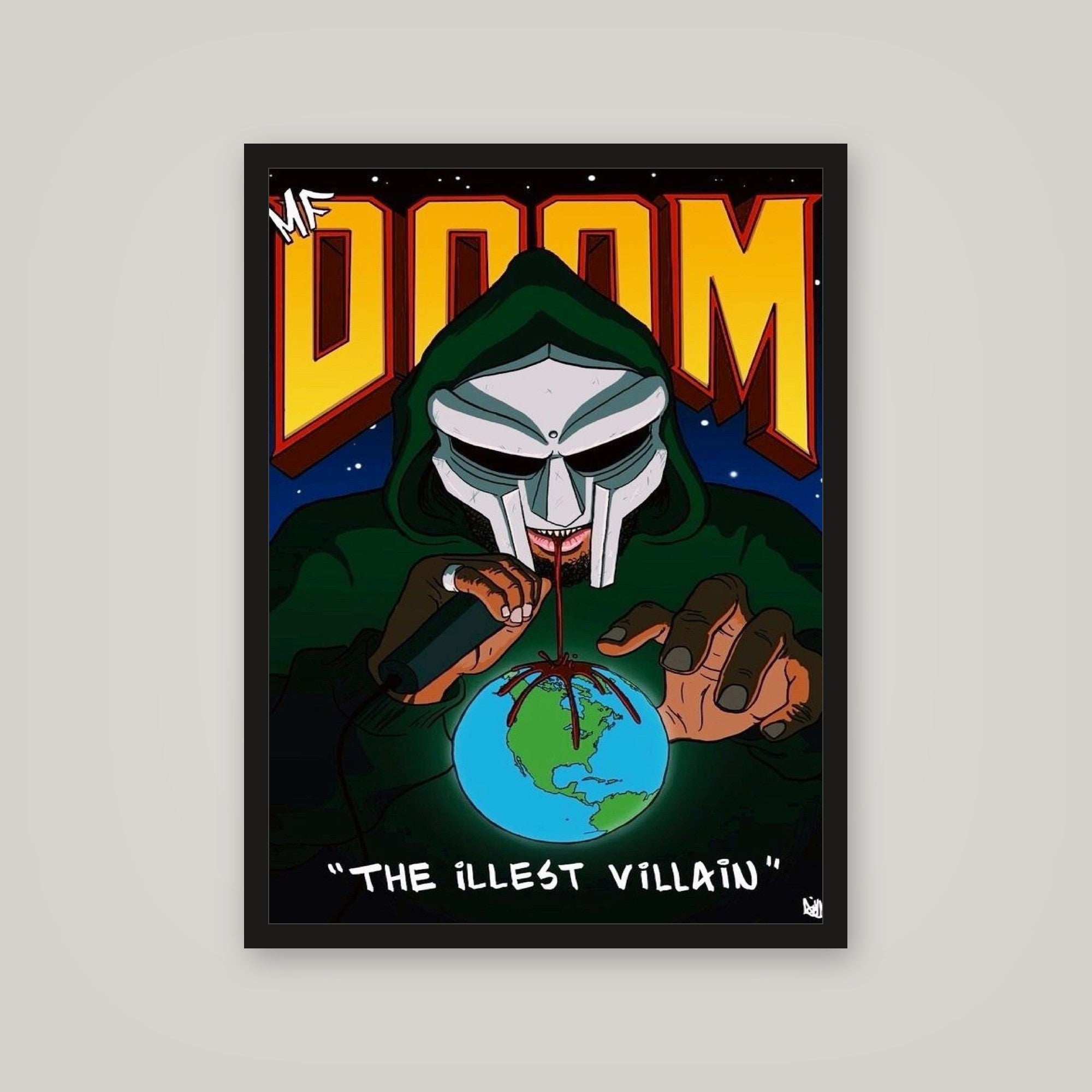 [auto-mockup] ILLEST VILLAIN POSTER - 18 x 24in.