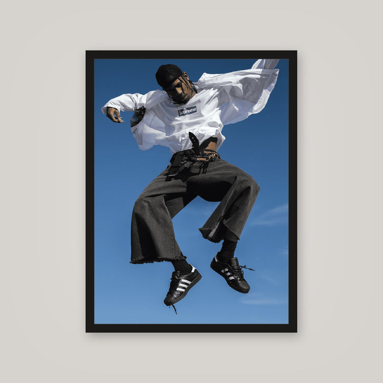 [auto-mockup] JUMPING TRAVIS POSTER - 18 x 24in.