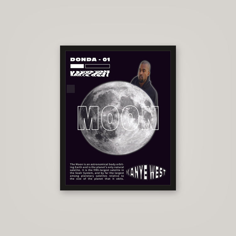 [auto-mockup] KANYE MOON POSTER - 16 x 20 in.