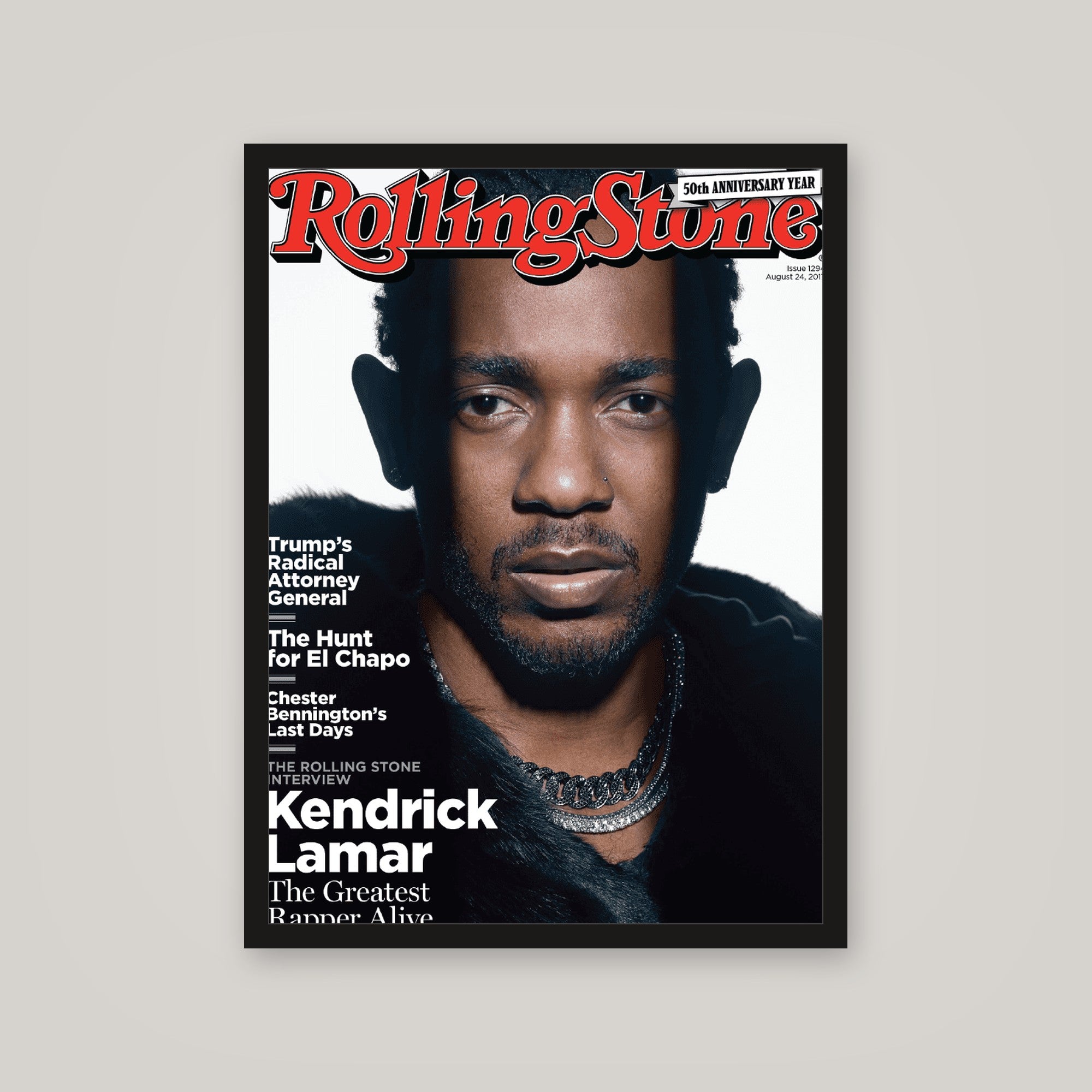 [auto-mockup] KENDRICK ROLLING STONE POSTER - 18 x 24in.