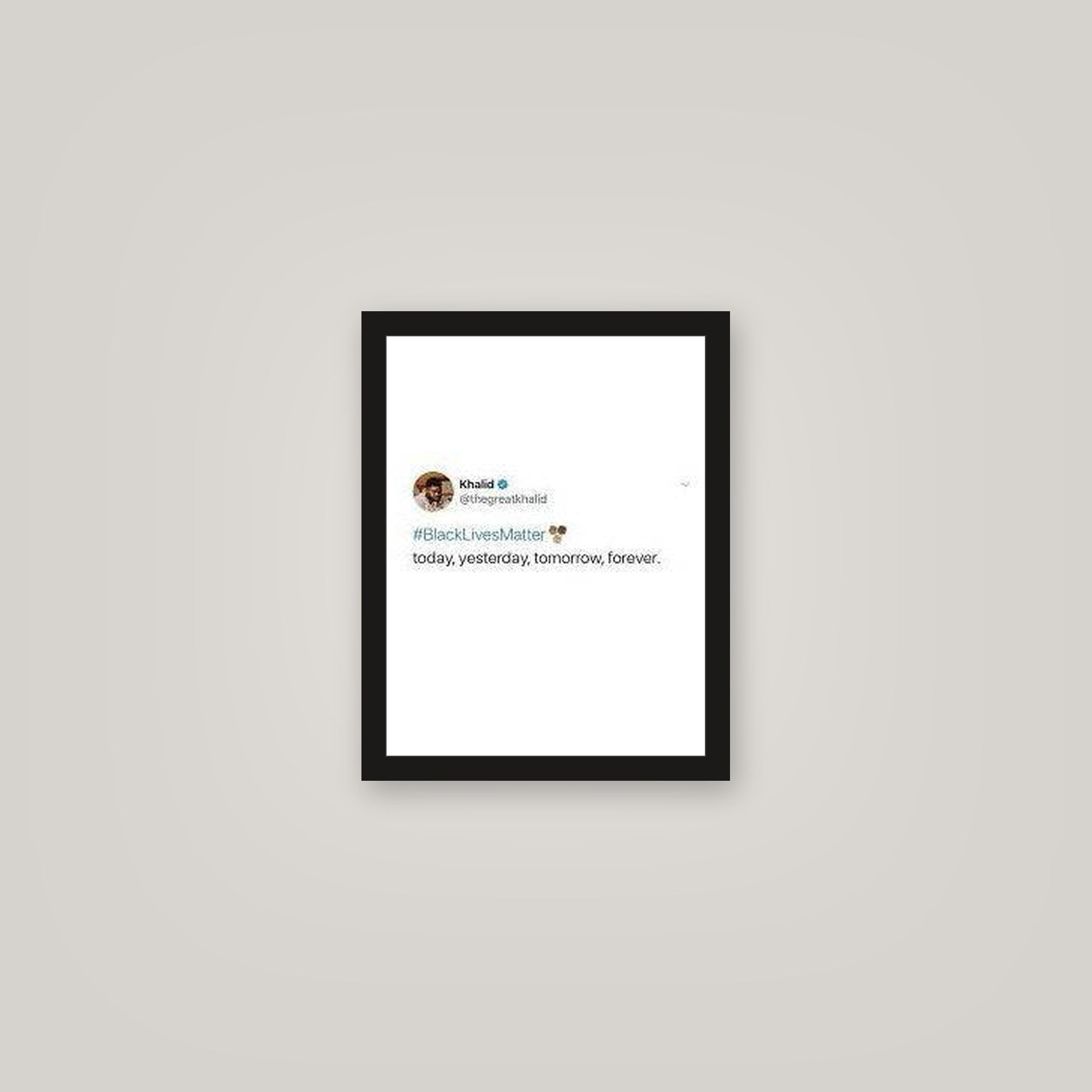 [auto-mockup] KHALID 4 BLM POSTER - 11 x 14in.