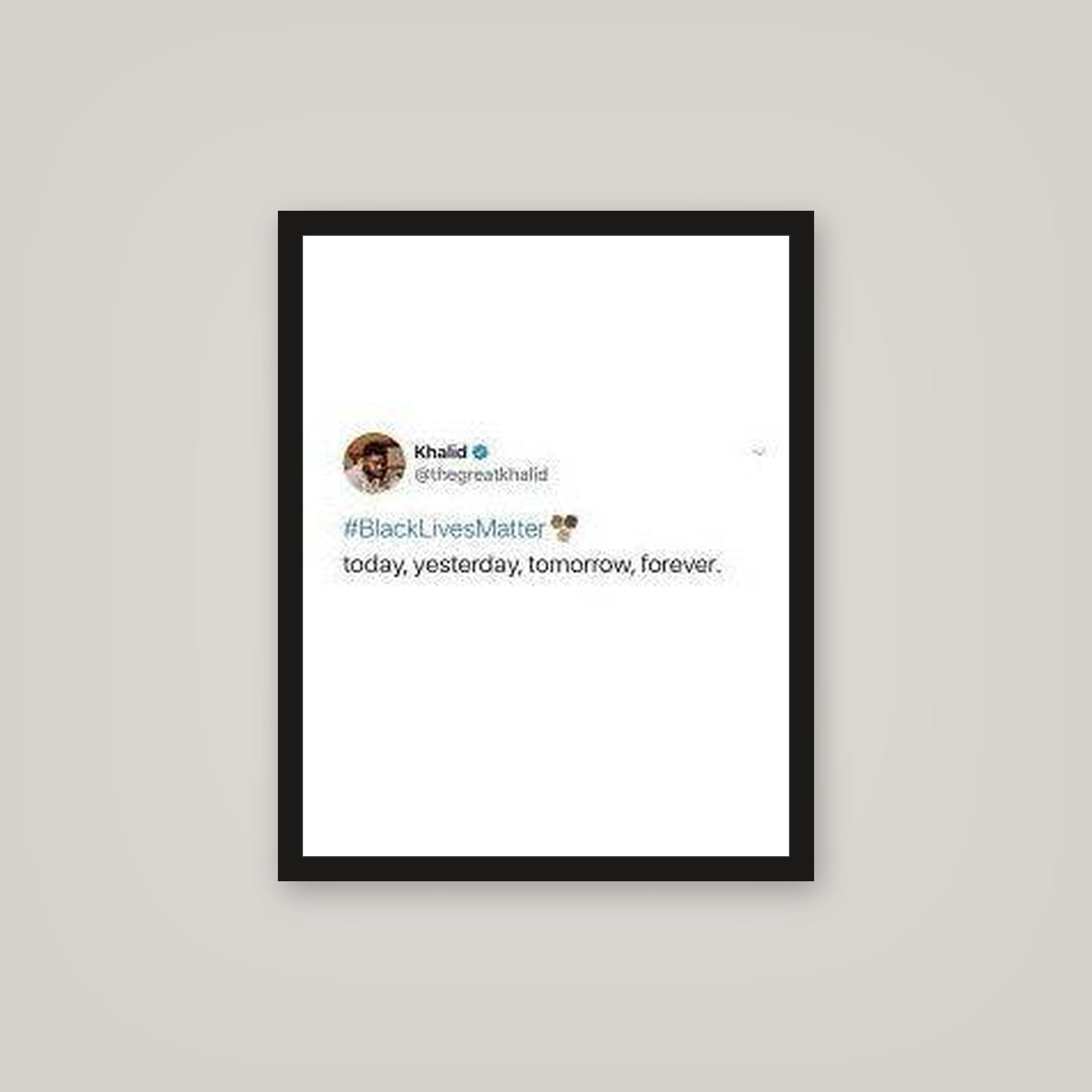 [auto-mockup] KHALID 4 BLM POSTER - 16 x 20in.