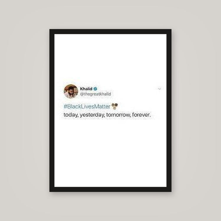[auto-mockup] KHALID 4 BLM POSTER - 18 x 24in.