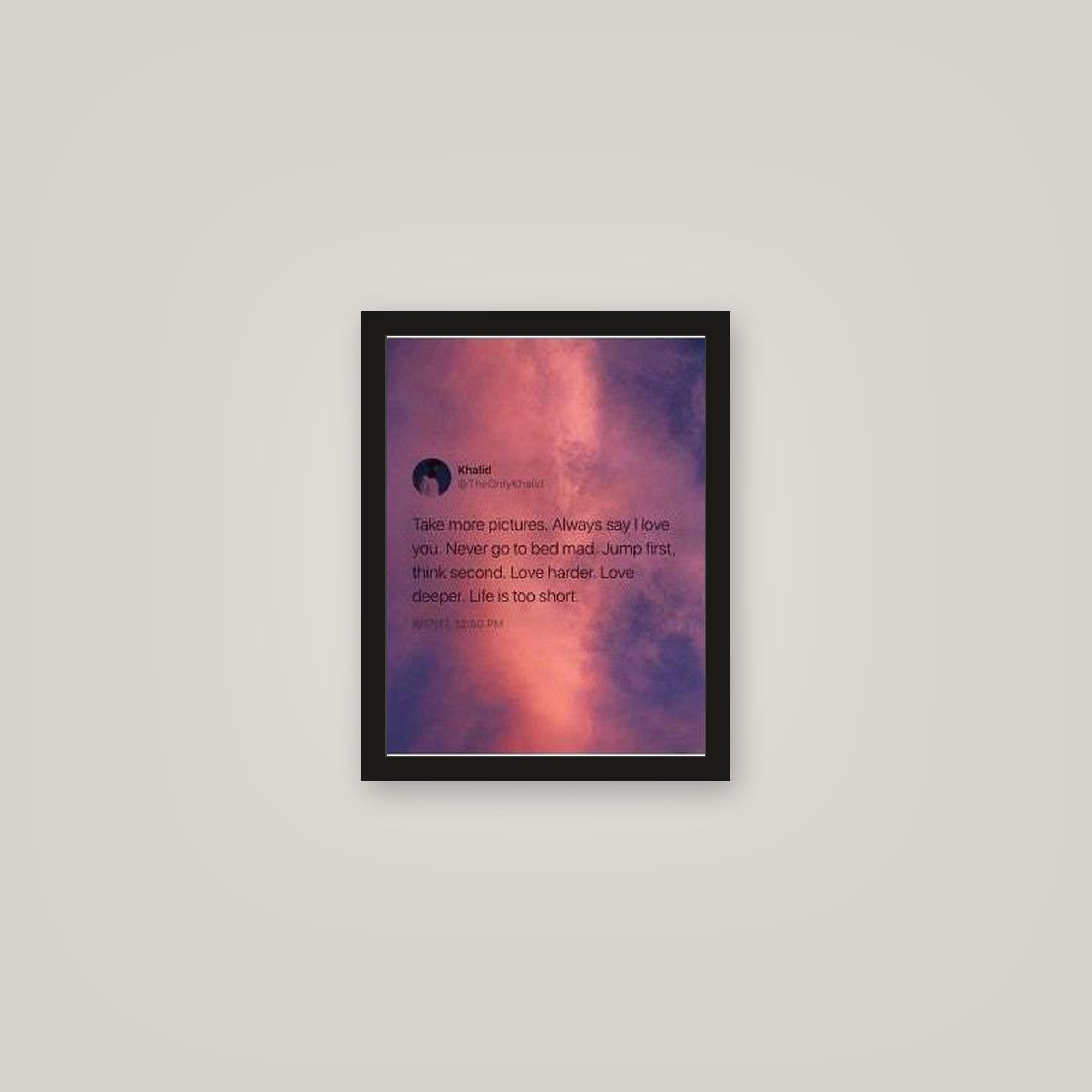 [auto-mockup] KHALID QUOTE POSTER - 11 x 14in.