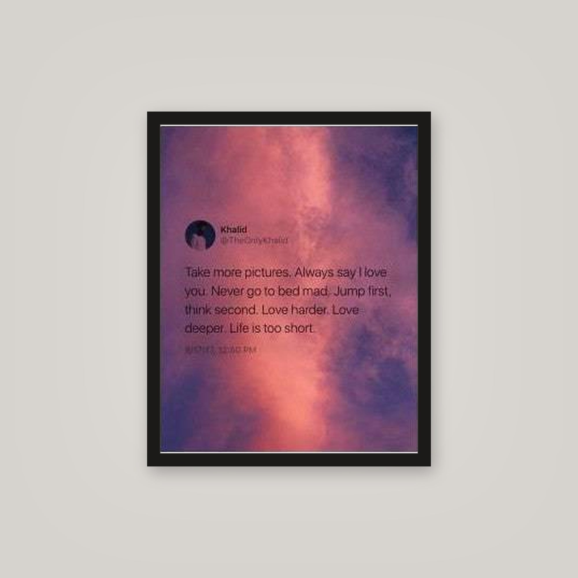 [auto-mockup] KHALID QUOTE POSTER - 16 x 20in.