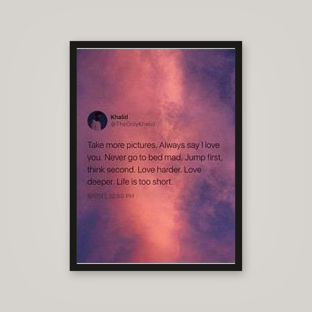 [auto-mockup] KHALID QUOTE POSTER - 18 x 24in.