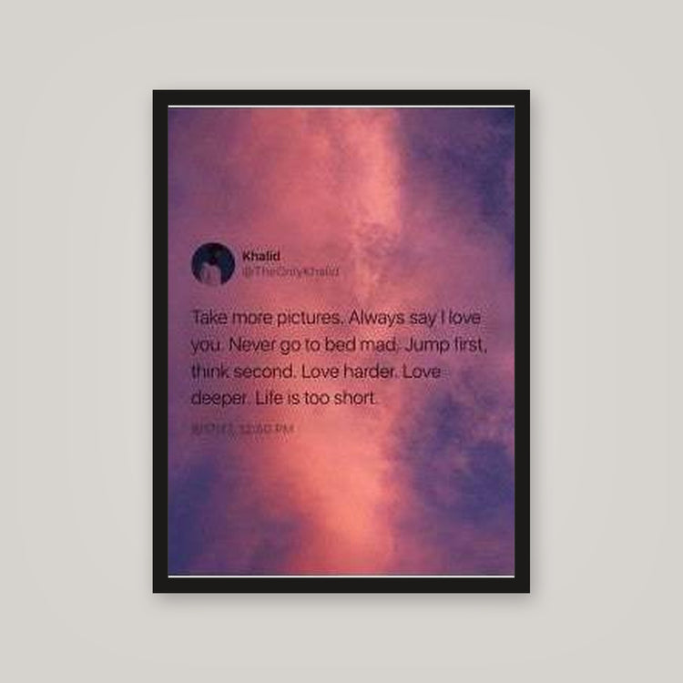 [auto-mockup] KHALID QUOTE POSTER - 18 x 24in.