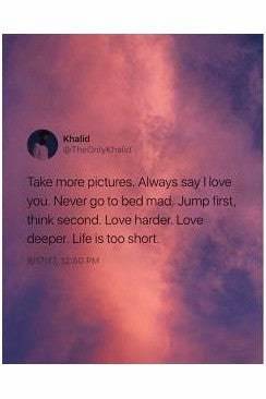 KHALID QUOTE POSTER - PosterFi