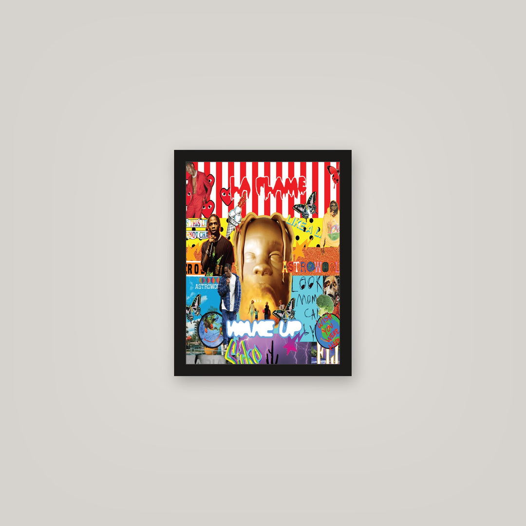 [auto-mockup] LA FLAME COLLAGE POSTER - 11 x 14in.