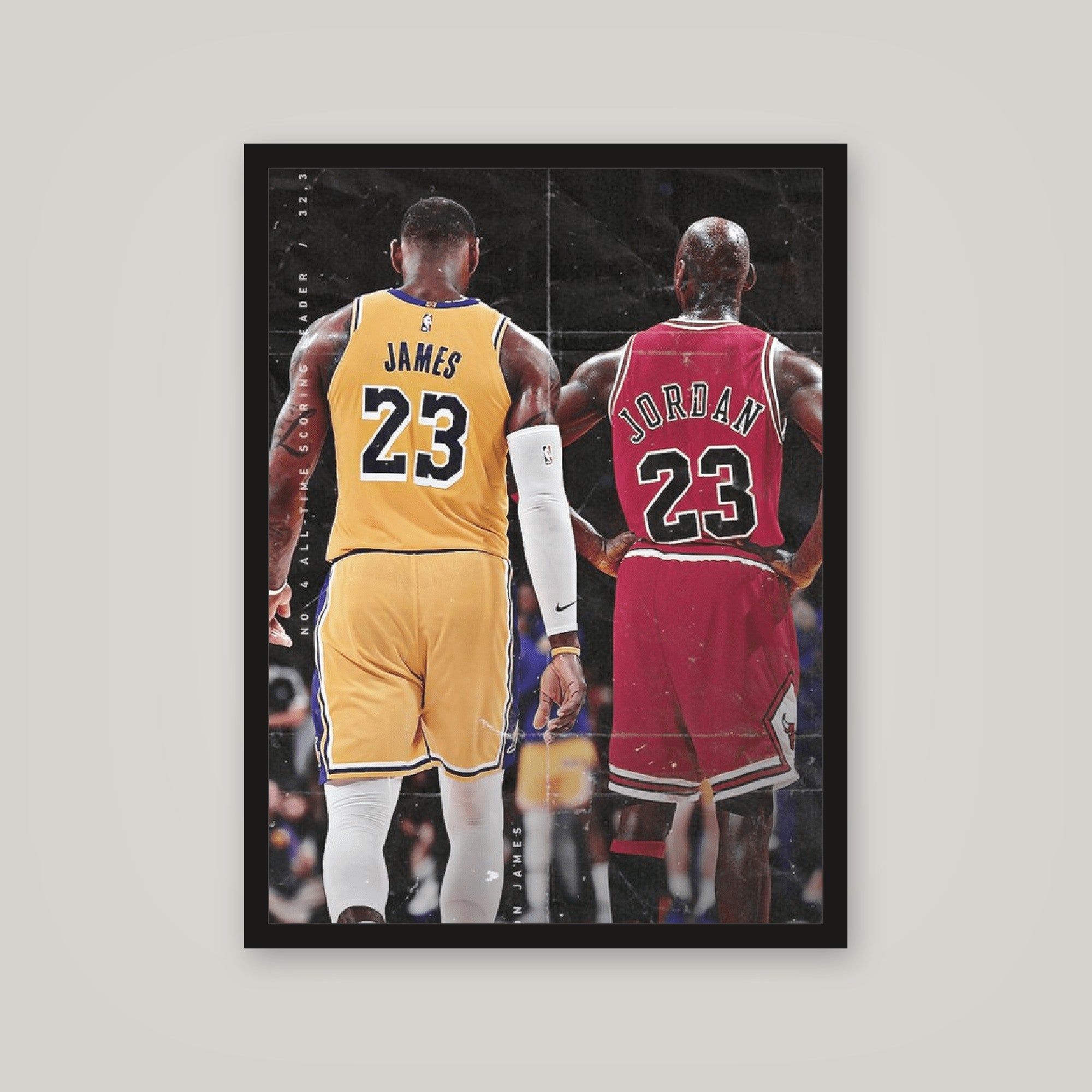 [auto-mockup] LEBRON X JORDAN POSTER - 18 x 24in.