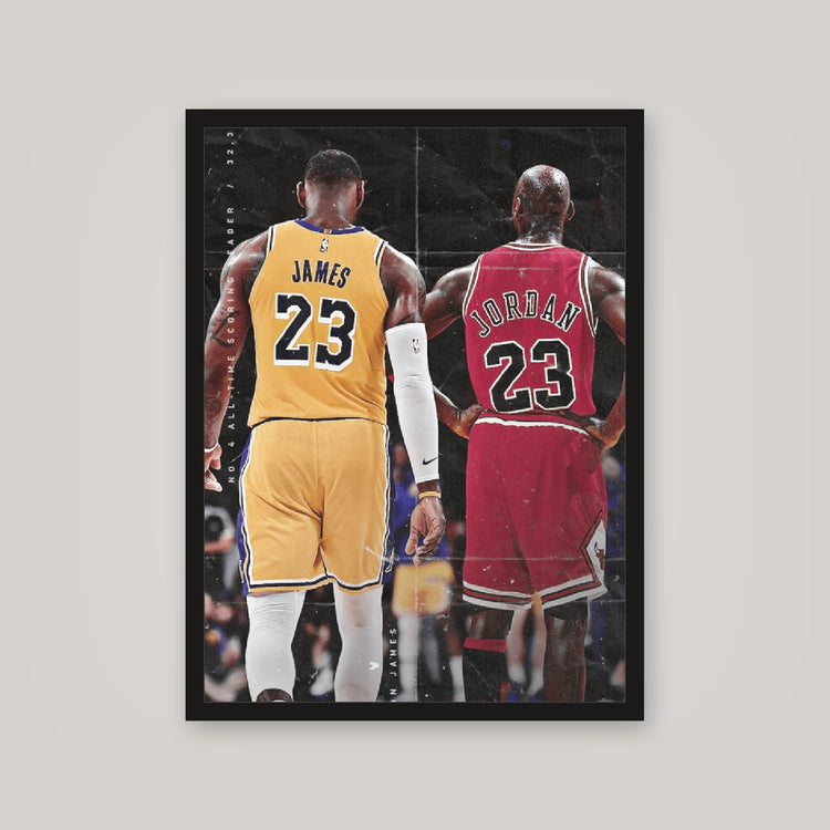 [auto-mockup] LEBRON X JORDAN POSTER - 18 x 24in.
