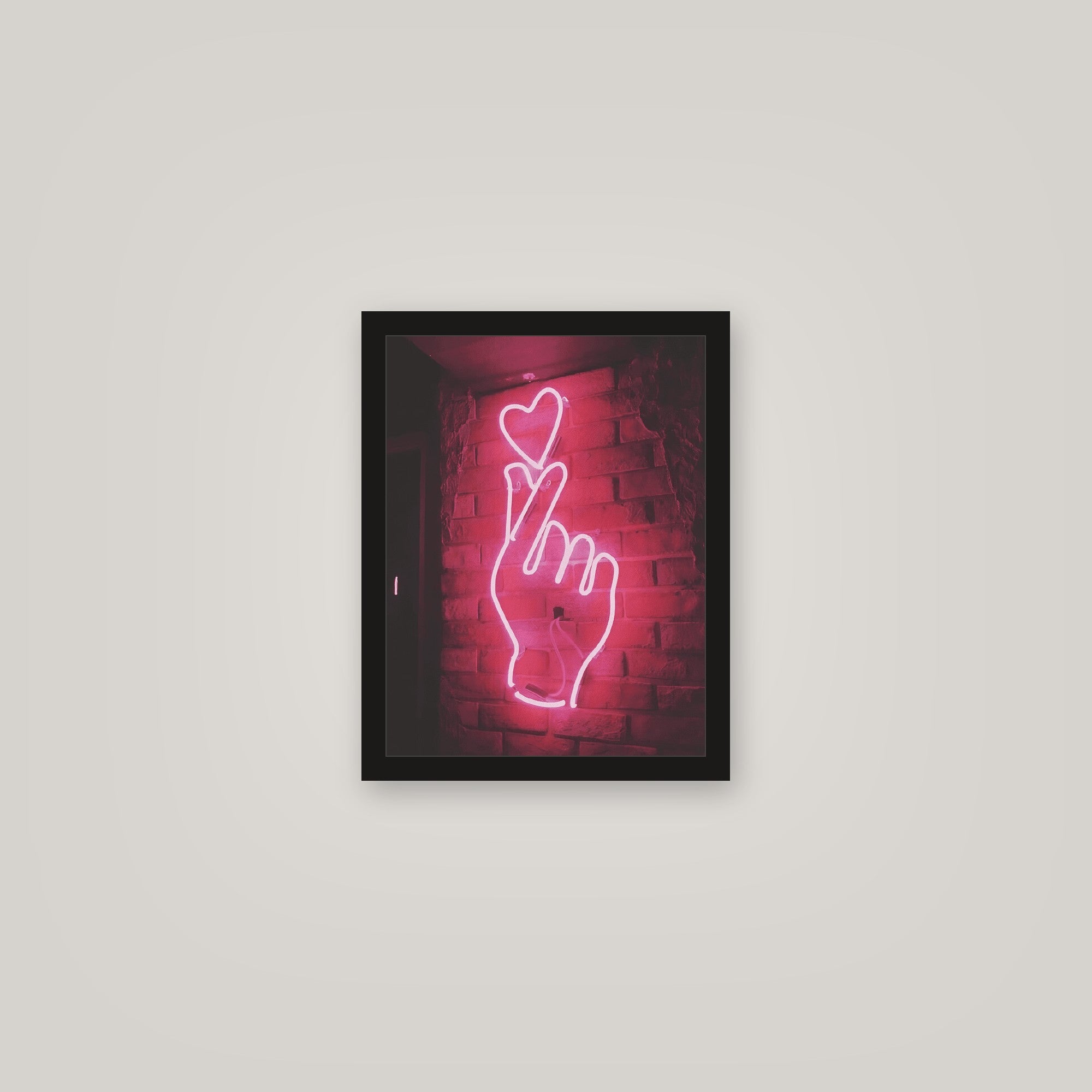 [auto-mockup] LED HAND POSTER - 11 x 14in.