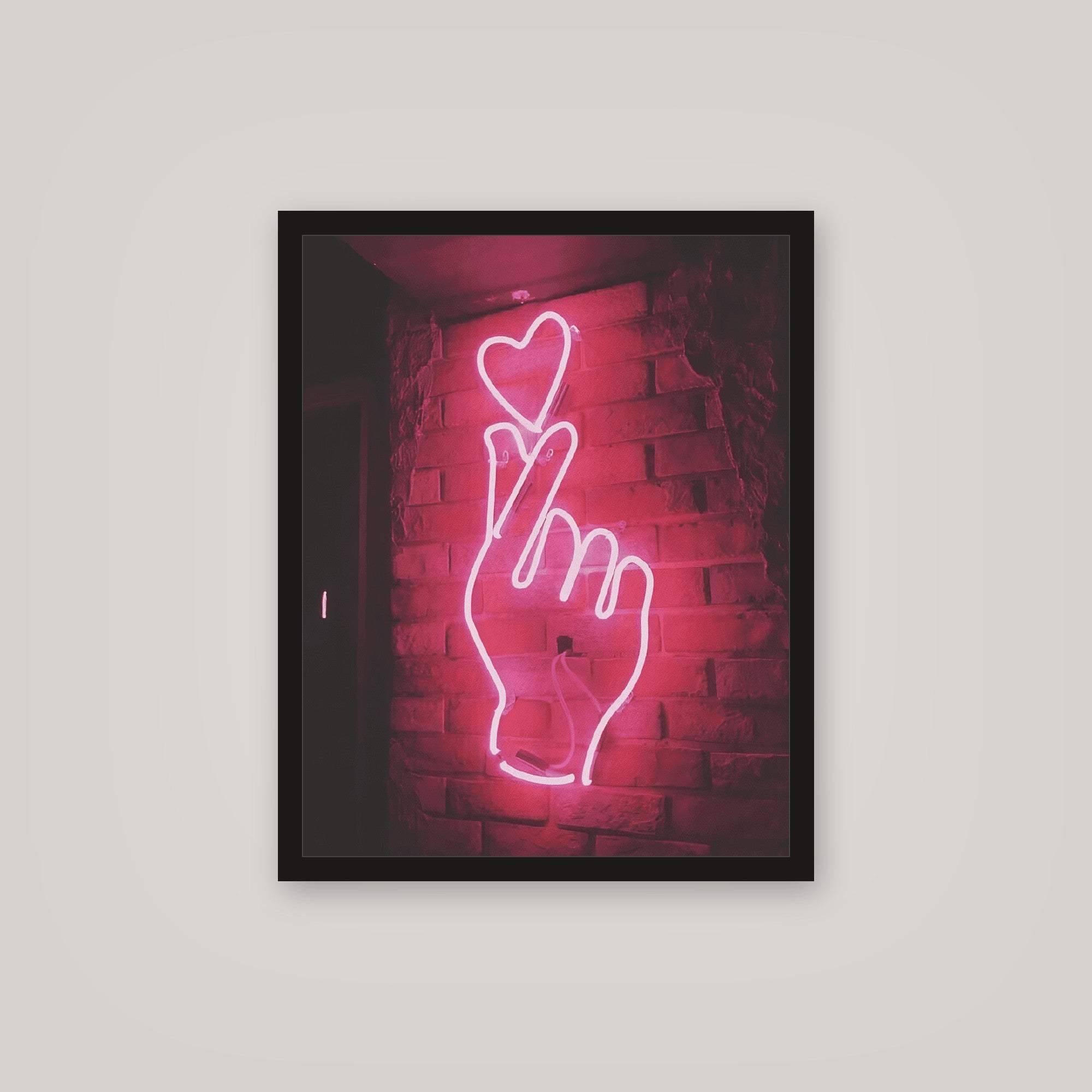 [auto-mockup] LED HAND POSTER - 16 x 20in.