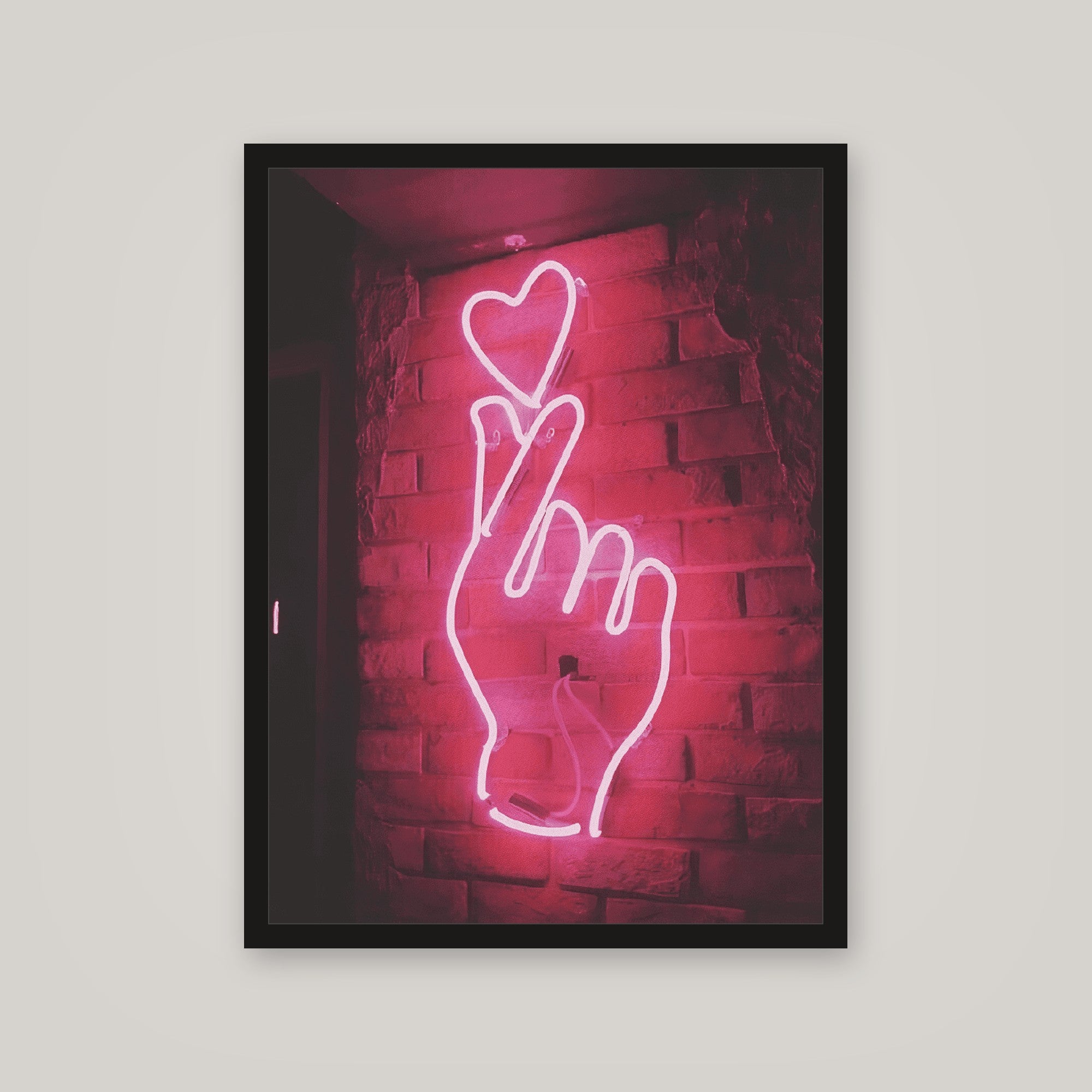 [auto-mockup] LED HAND POSTER - 18 x 24in.
