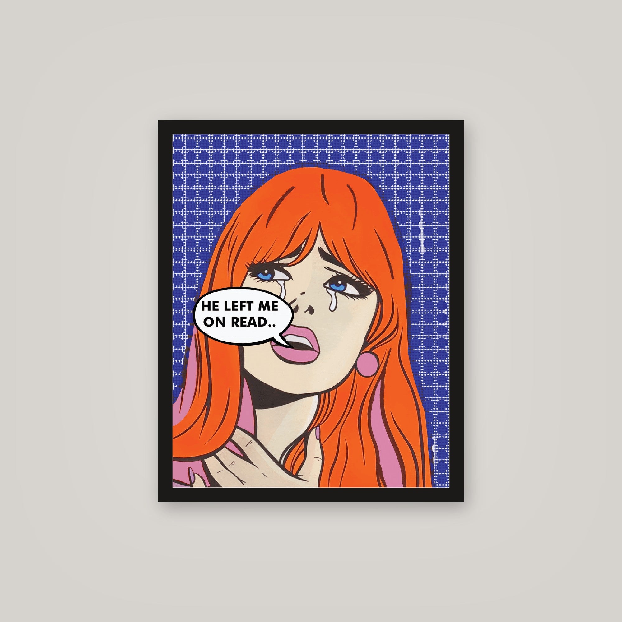 [auto-mockup] LEFT ON READ POSTER - 16 x 20in.