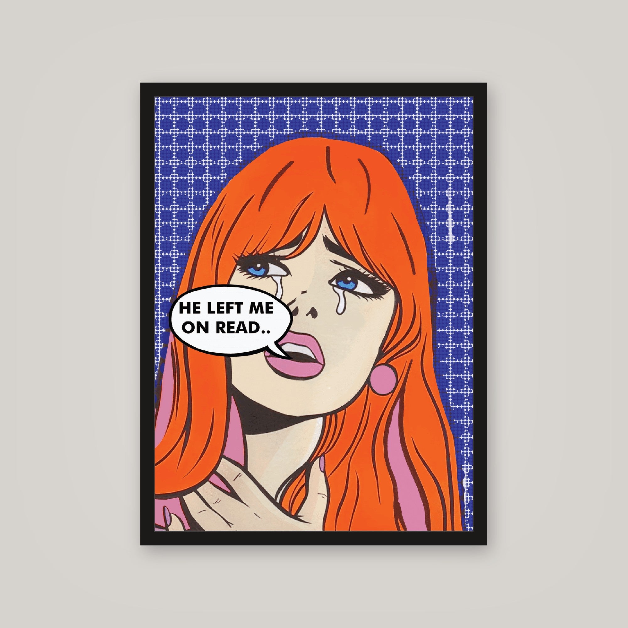 [auto-mockup] LEFT ON READ POSTER - 18 x 24in.