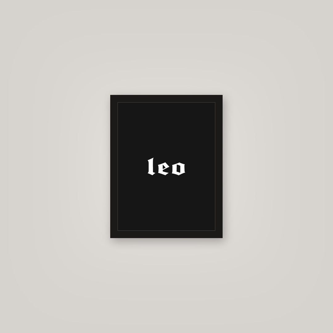 [auto-mockup] LEO POSTER IN MULTIPLE COLORS - 11 x 14in.
